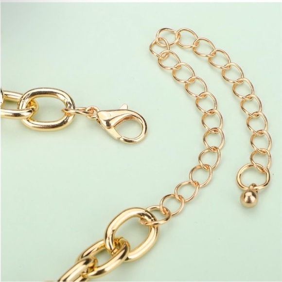 Anthropologie Gold Irregular Charm
Choker Necklace - Picture 5 of 5